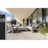 Einzelprofil Designeinsatz 'Mesh' Aluminium anthrazit 180 x 30 cm