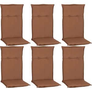 Hochlehner-Auflagen-Set 'Turin' sandfarben 46 x 118 x 8 cm 6 Stück