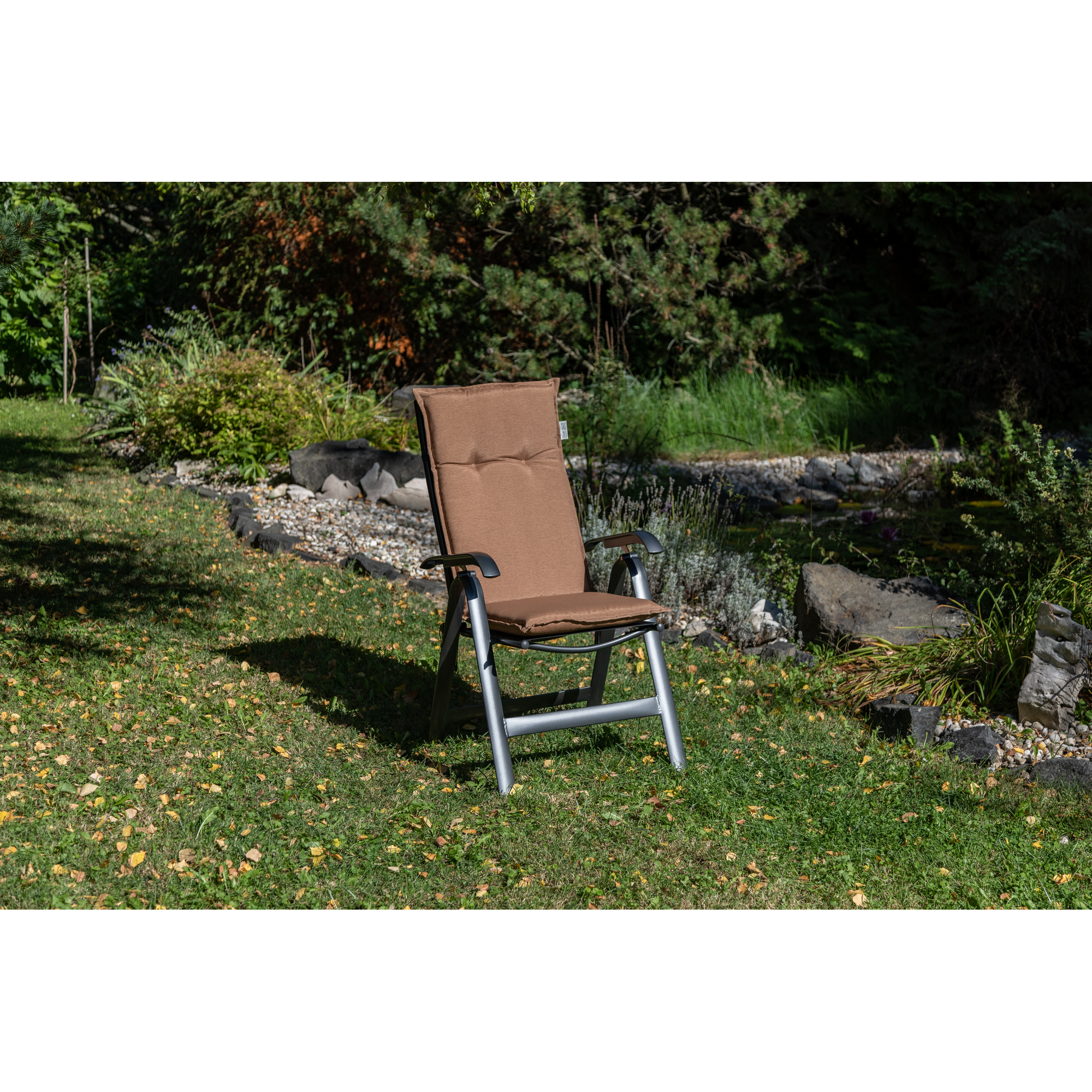 Hochlehner-Auflagen-Set 'Turin' sandfarben 46 x 118 x 8 cm 6 Stück
