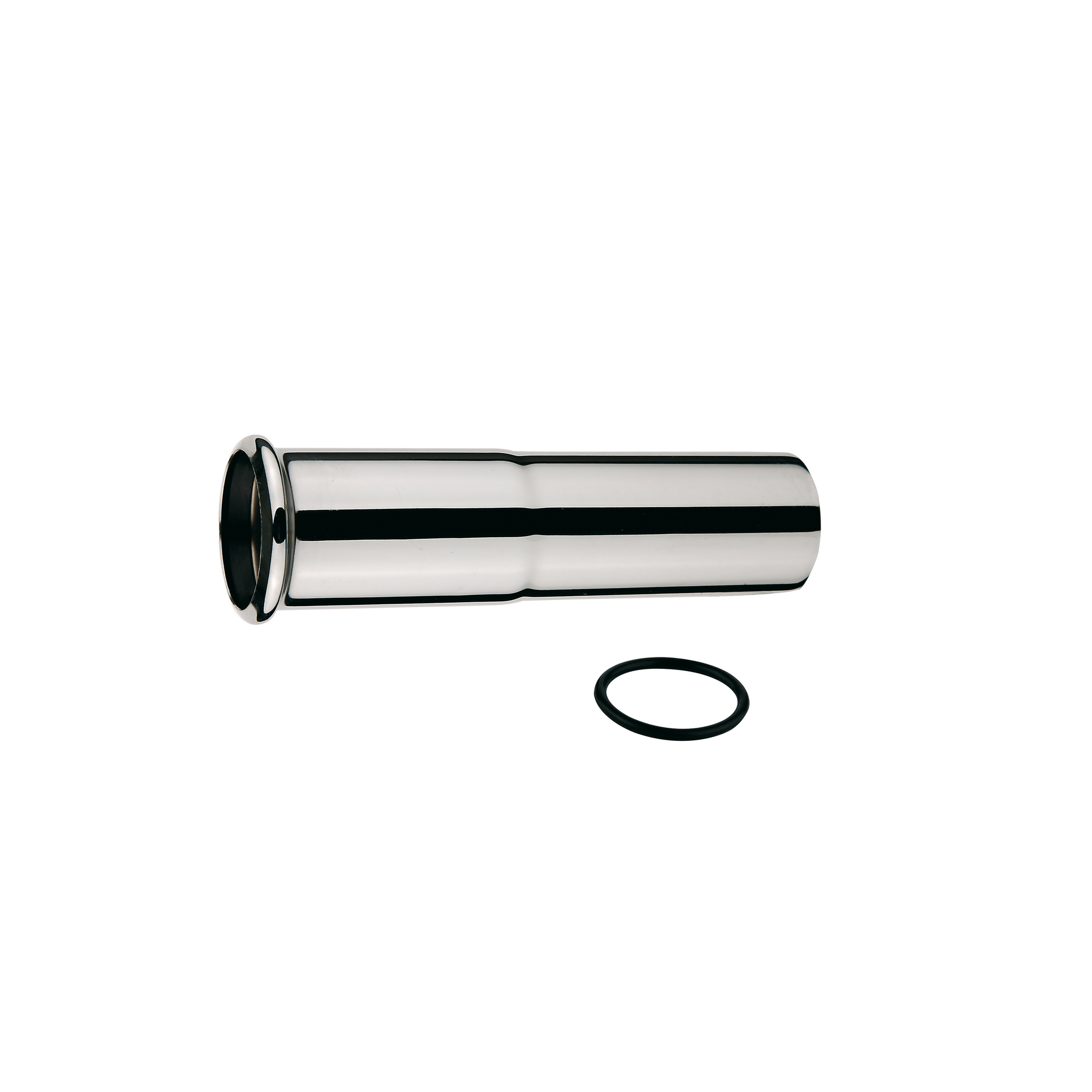 Verlängerungsrohr verchromt 32 mm x 125 mm, mit O-Ring