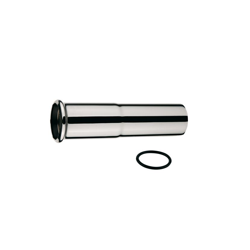 Verlängerungsrohr verchromt 32 mm x 125 mm, mit O-Ring