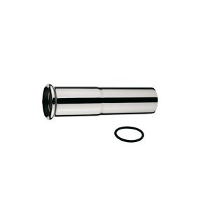 Verlängerungsrohr verchromt 32 mm x 125 mm, mit O-Ring