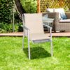 Niedriglehner-Auflagenset 'Takume' beige 46 x 98 x 8 cm 6 Stück
