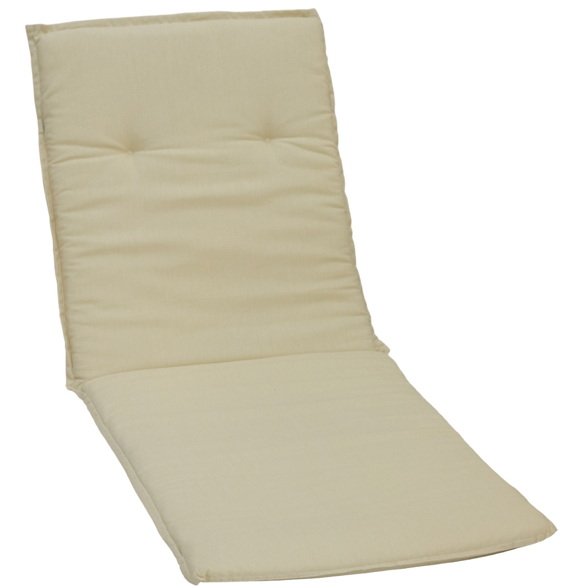 Liegen-Auflage 'Turin' beige 58 x 191 x 8 cm