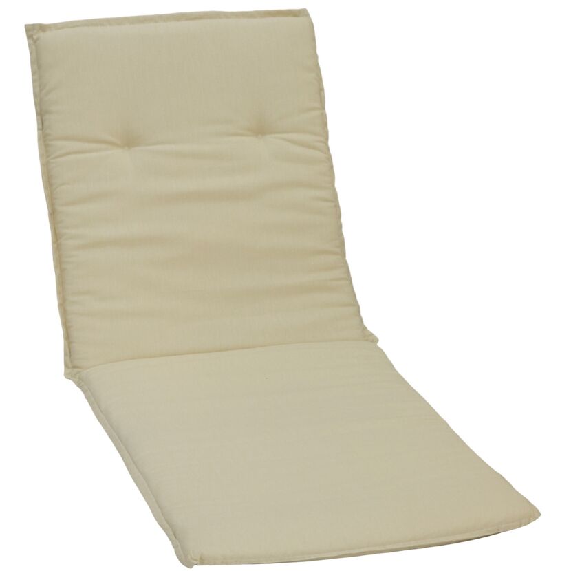 Sonnenliegen-Auflage 'Takume' beige 58 x 191 x 8 cm