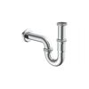 Waschtisch-Röhrensiphon-Set Messing verchromt 1 1/4" x 32 mm, mit Befestigung und 2 x Eckventil