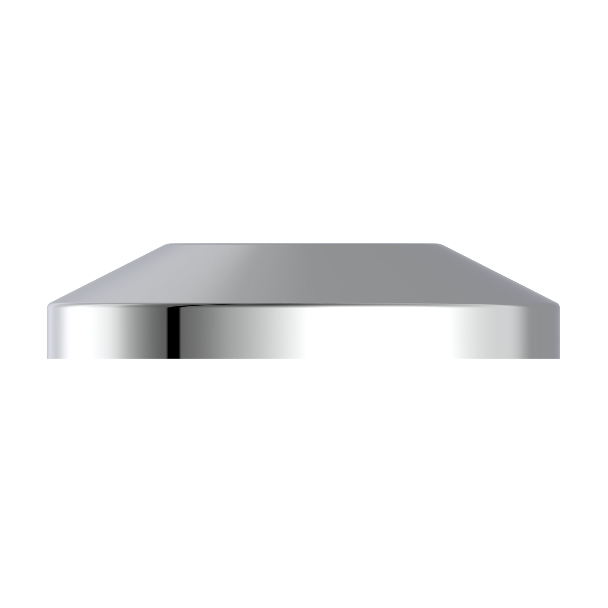 Siphon-Rosette Edelstahl verchromt Ø 80 x 32 x 17 mm, für 1 1/4"