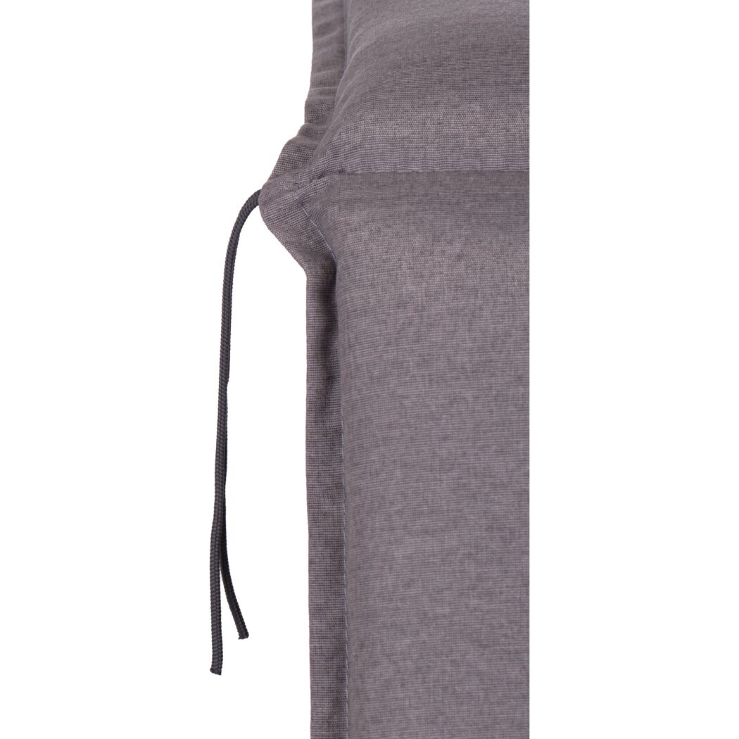 Niedriglehner-Auflagenset 'Tanana' hellgrau 46 x 98 x 8 cm 6 Stück