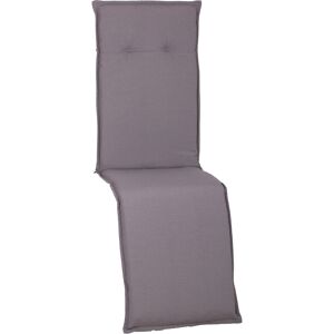 Liegestuhl-Auflage 'Turin' hellgrau 46 x 171 x 8 cm