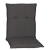 Niedriglehner-Auflagenset 'Trier' anthrazit 46 x 98 x 8 cm 4 Stück