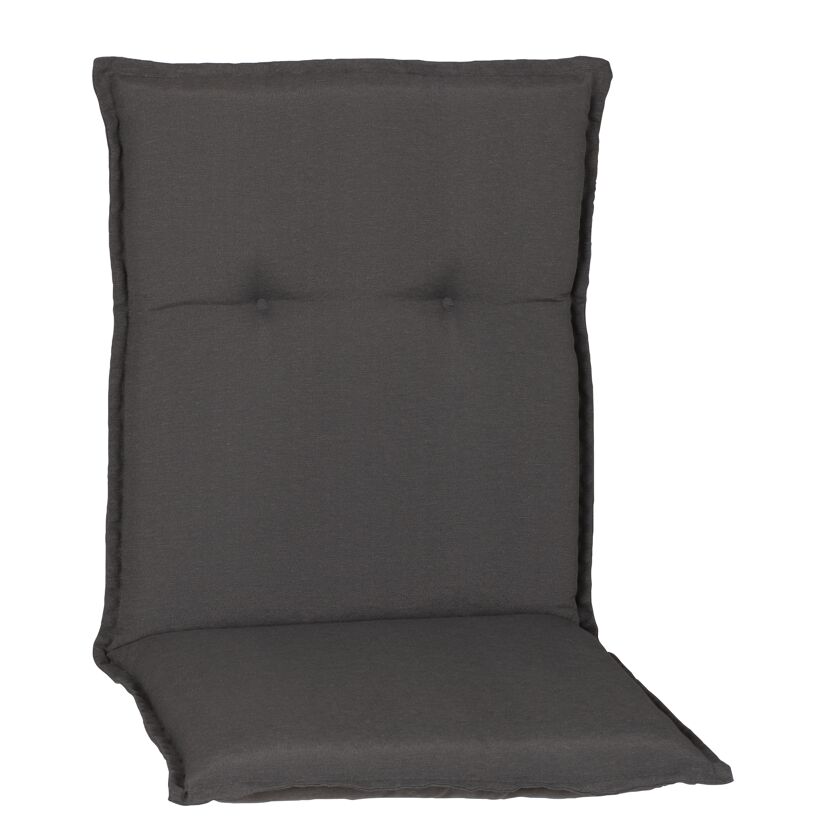 Niedriglehner-Auflagenset 'Trier' anthrazit 46 x 98 x 8 cm 4 Stück