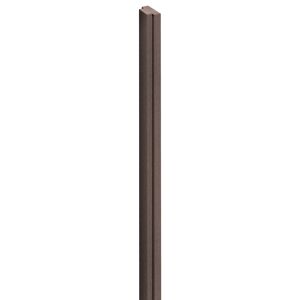 Pfostenabdeckleiste 'Solid' BPC Erdbraun 2,9 x 1,5 x 190 cm