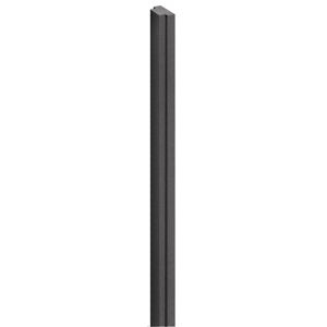 Pfostenabdeckleiste 'Solid' BPC anthrazitgrau 2,9 x 1,5 x 300 cm