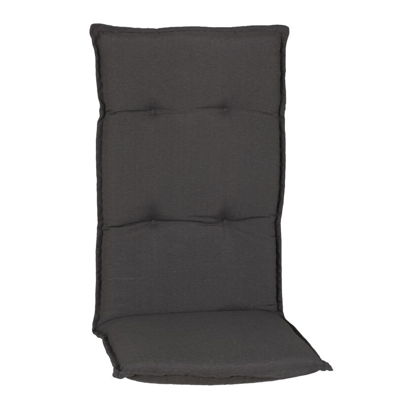 Hochlehner-Auflagenset 'Trier' anthrazit 46 x 118 x 8 cm 4 Stück