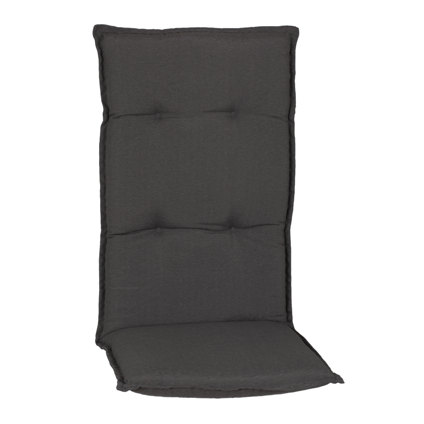 Hochlehner-Auflagenset 'Trier' anthrazit 46 x 118 x 8 cm 4 Stück