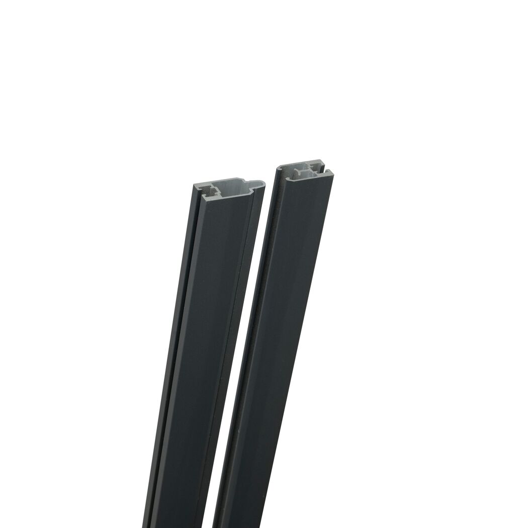 Steckystem Adapterleisten anthrazit 180 cm
