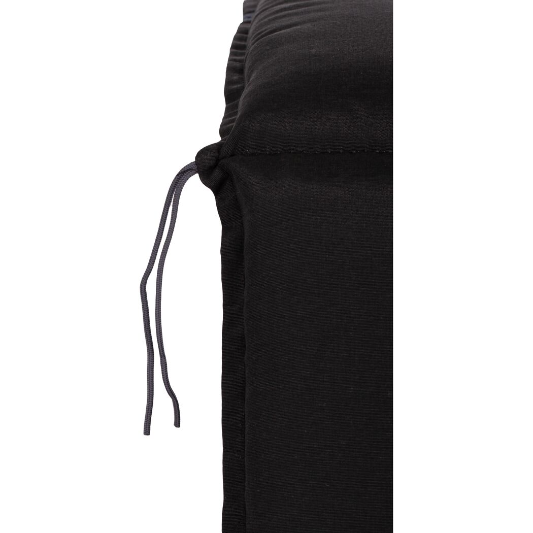 Niedriglehner-Auflagenset 'Trabzon' anthrazit 46 x 98 x 8 cm 4 Stück