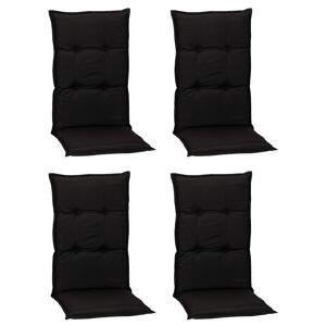 Hochlehner-Auflagen-Set 'Turin' anthrazit 46 x 118 x 8 cm 4 Stück