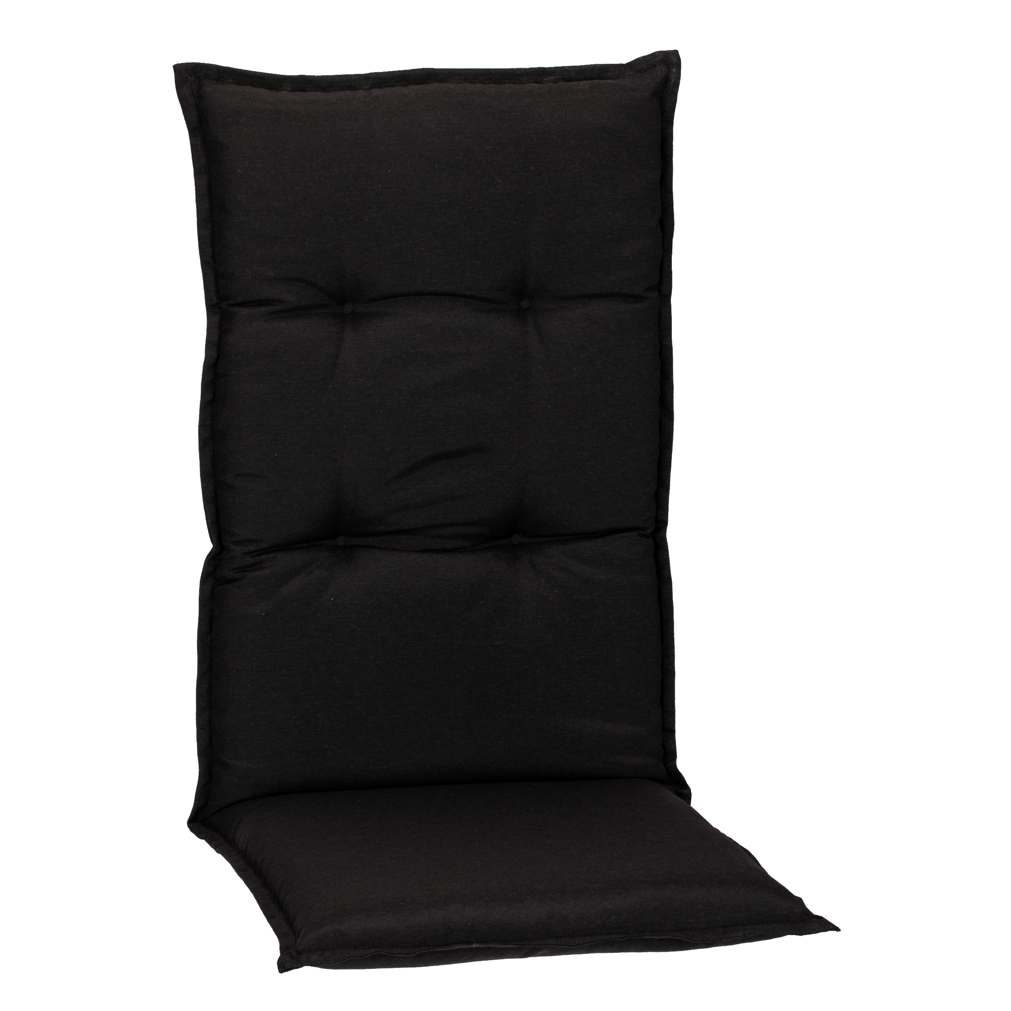 Hochlehner-Auflagen-Set 'Turin' anthrazit 46 x 118 x 8 cm 4 Stück