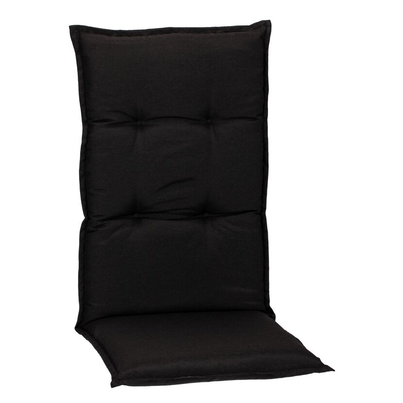Hochlehner-Auflagenset 'Trabzon' anthrazit 46 x 118 x 8 cm 4 Stück
