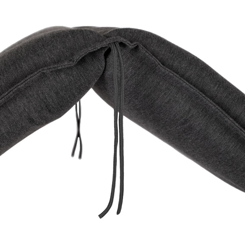 Niedriglehner-Auflagenset 'Tartu' anthrazit 46 x 98 x 6 cm 4 Stück