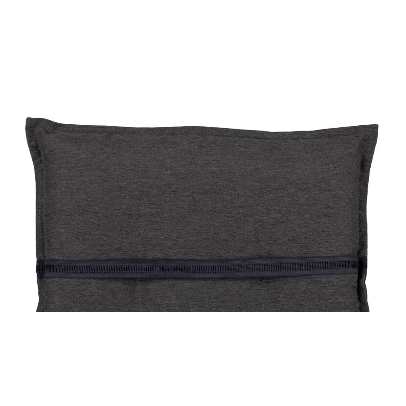 Niedriglehner-Auflagenset 'Tartu' anthrazit 46 x 98 x 6 cm 4 Stück
