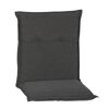 Niedriglehner-Auflagenset 'Tartu' anthrazit 46 x 98 x 6 cm 4 Stück