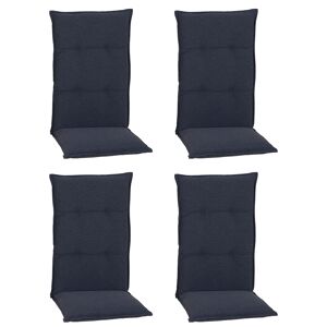 Hochlehner-Auflagen-Set 'Barcelona' grau 46 x 118 x 6 cm 4 Stück