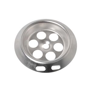 Überlaufrosette Edelstahl verchromt Ø 65 mm, für Badewanne