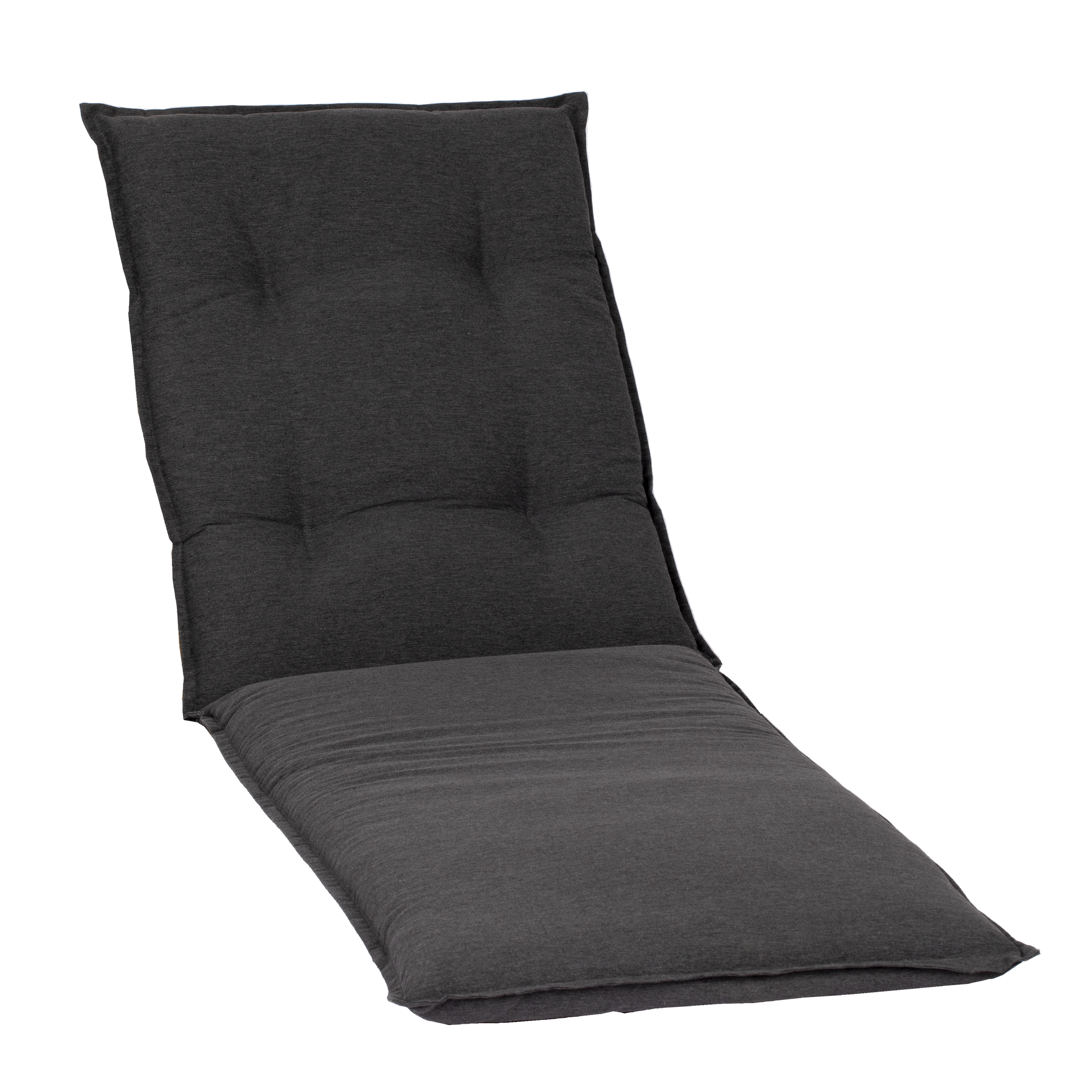 Liegen-Auflage 'Barcelona' grau 58 x 191 x 6 cm