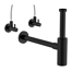 Design-Flaschensiphon schwarz 1 1/4" x 32 mm