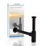 Design-Flaschensiphon schwarz 1 1/4" x 32 mm