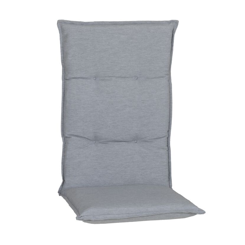 Hochlehner-Auflagenset 'Taipeh' hellgrau 46 x 118 x 6 cm 4 Stück
