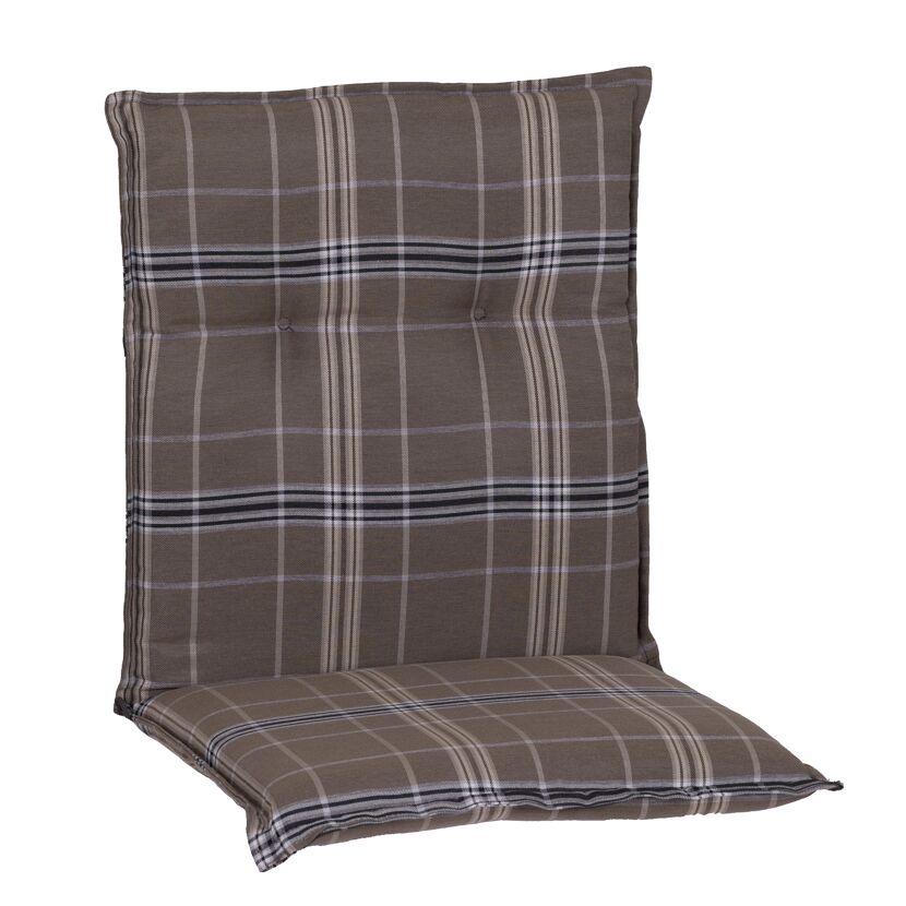 Niedriglehner-Auflagenset 'Brilon' braun 46 x 98 x 8 cm 4 Stück