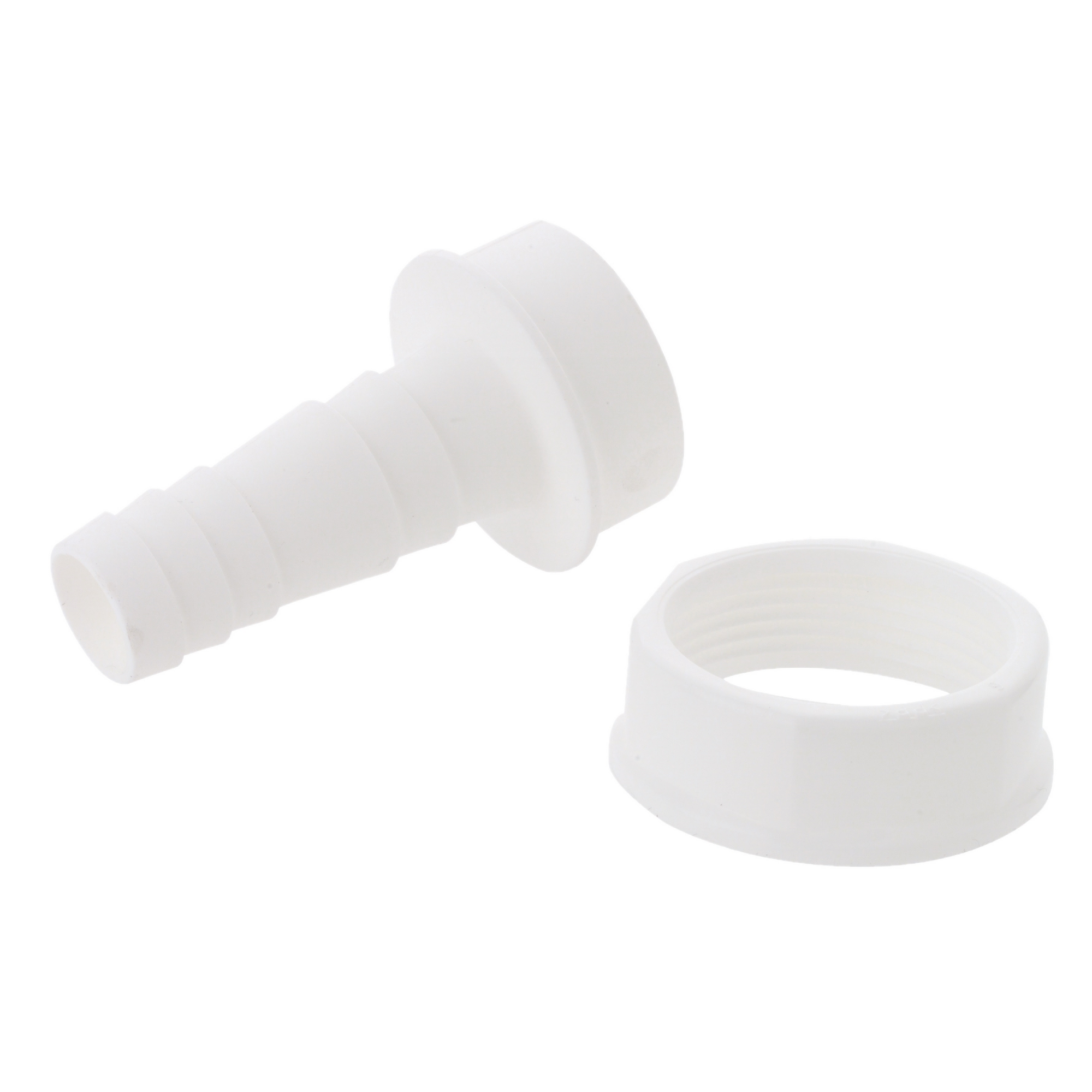 Geräteanschluss Kunststoff weiß 1 1/2" IG x 3/4" T