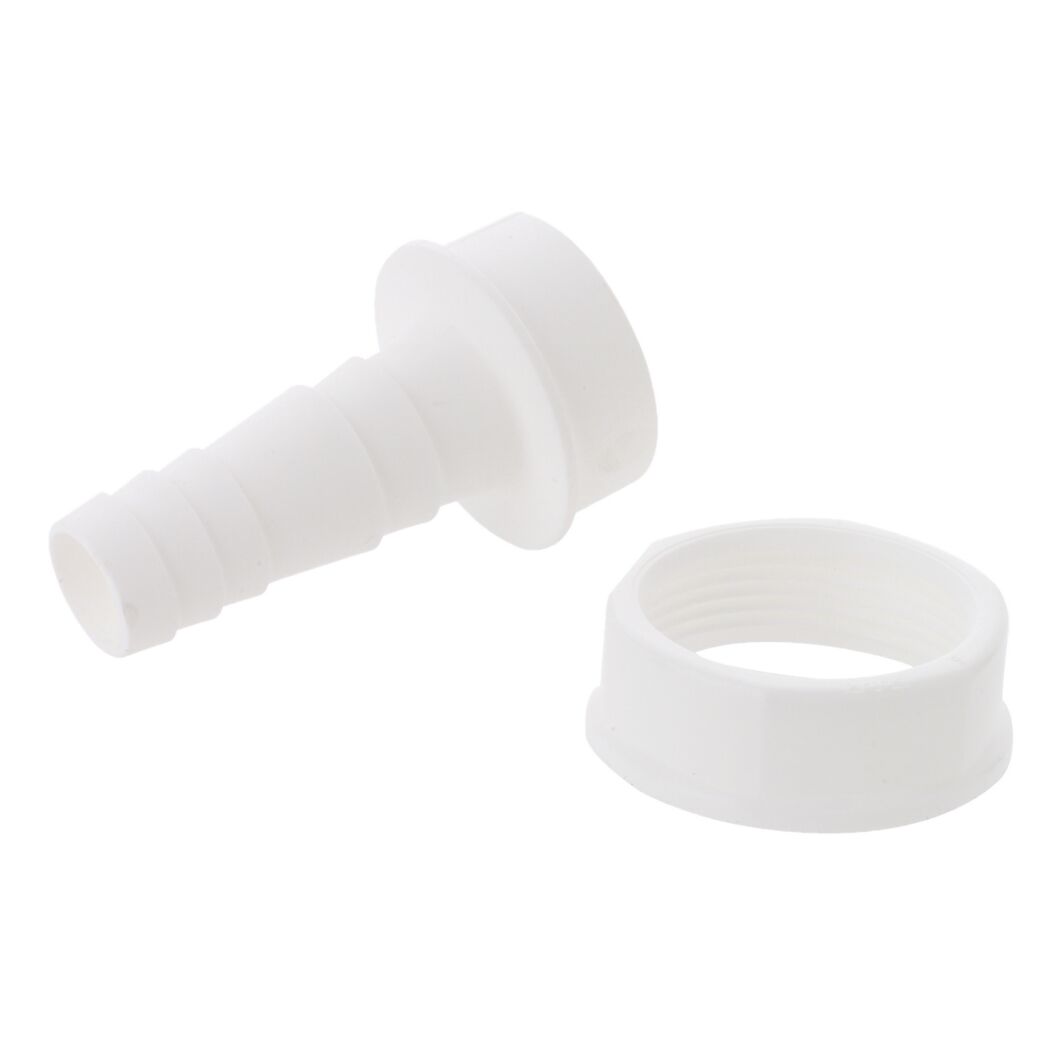 Geräteanschluss Kunststoff weiß 1 1/2" IG x 3/4" T
