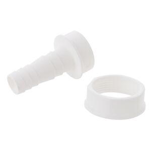 Geräteanschluss Kunststoff weiß 1 1/2" IG x 3/4" T