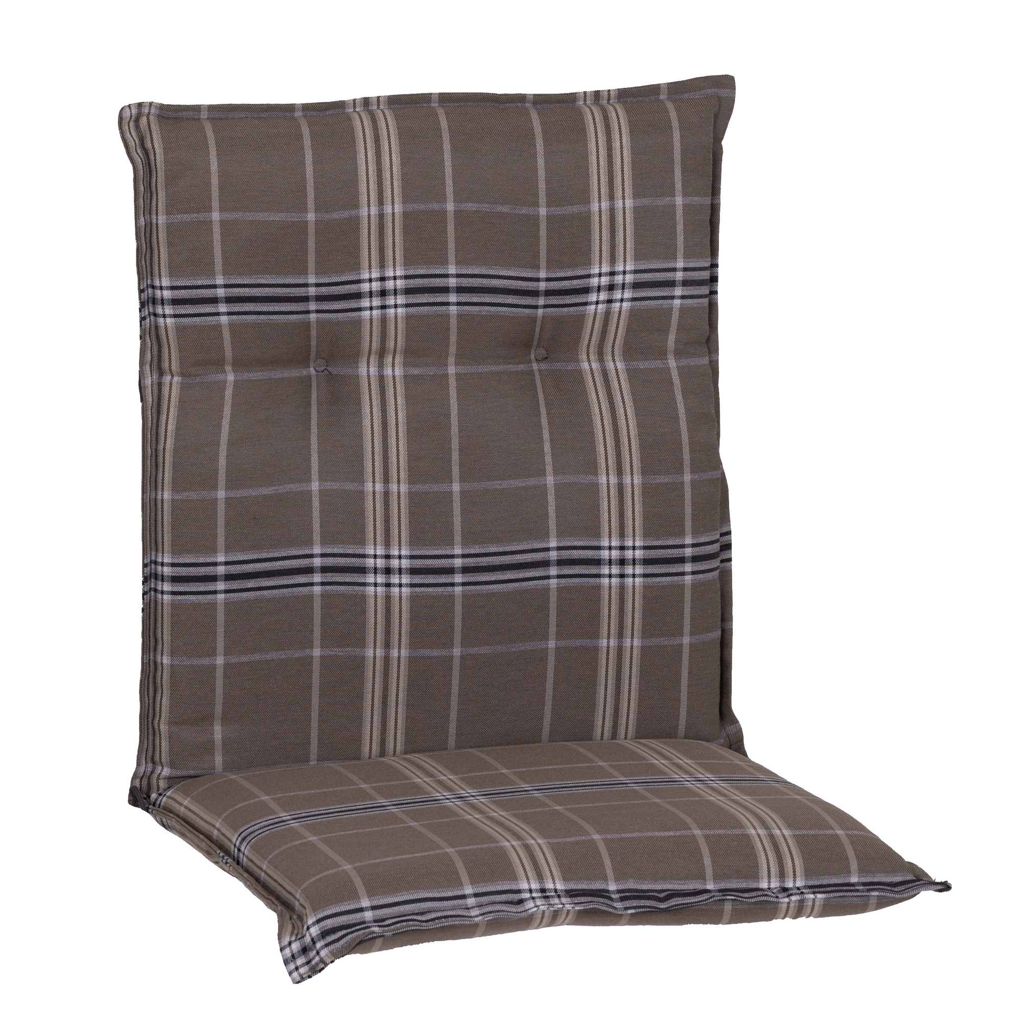 Niedriglehner-Auflagen-Set 'Barcelona' braun 46 x 98 x 8 cm 6 Stück