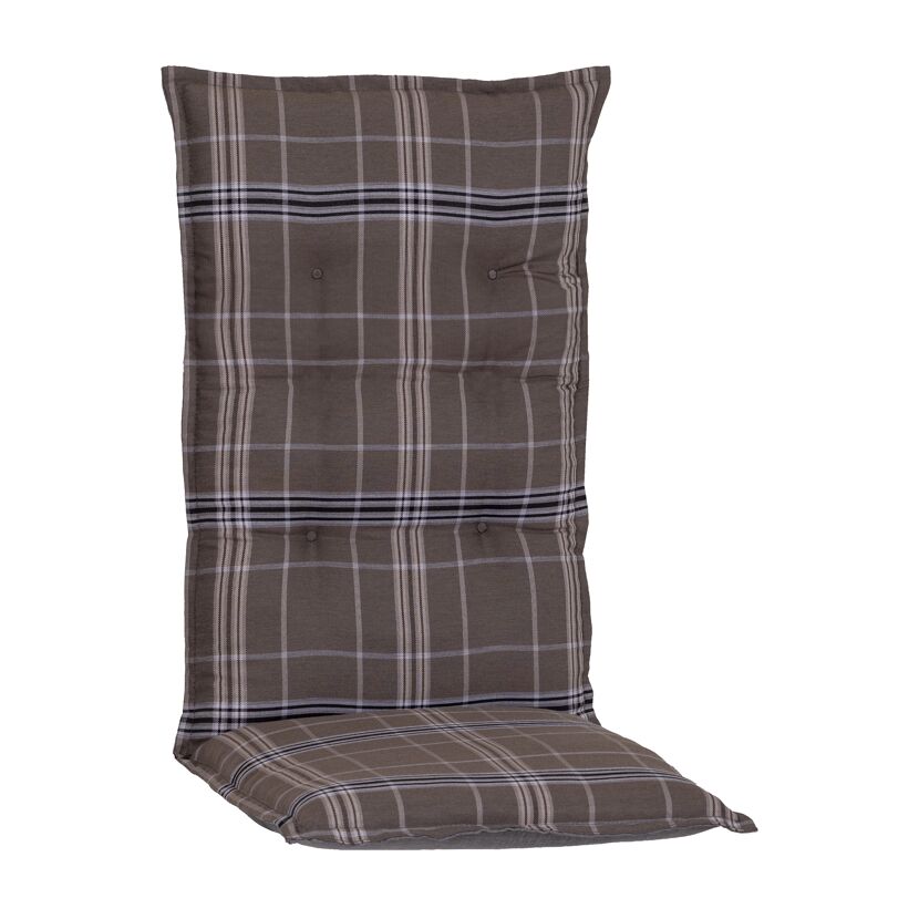 Hochlehner-Auflagenset 'Brilon' braun 46 x 118 x 8 cm 4 Stück