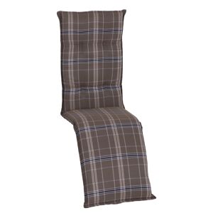 Relaxstuhl-Auflage 'Barcelona' braun 50 x 171 x 6 cm