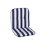 Niedriglehner-Auflagen-Set 'Bali' weiß/blau 47 x 96 x 5 cm 4 Stück