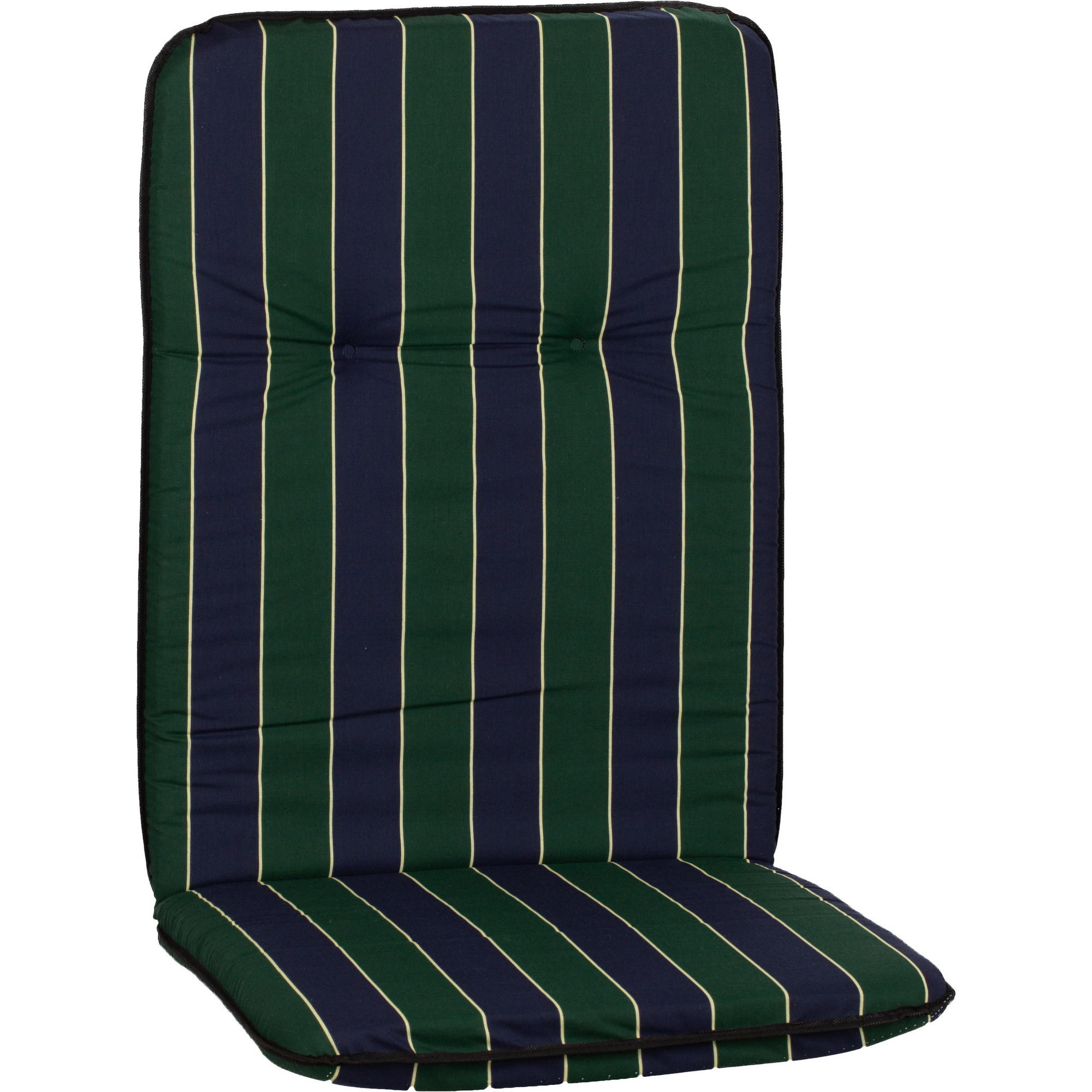 Hochlehner-Auflagen-Set 'Bali' grün/blau 47 x 114 x 5 cm 4 Stück