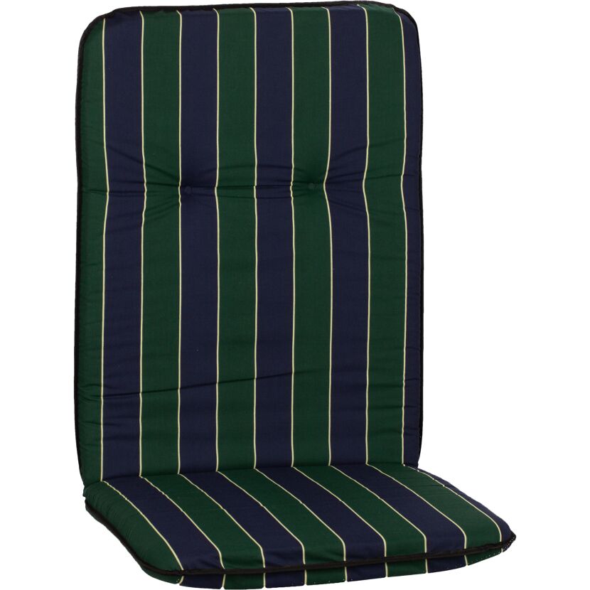 Hochlehner-Auflagenset 'Eagle' grün/blau 47 x 114 x 5 cm 4 Stück