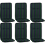 Hochlehner-Auflagen-Set 'Bali' grün/blau 47 x 114 x 5 cm 6 Stück