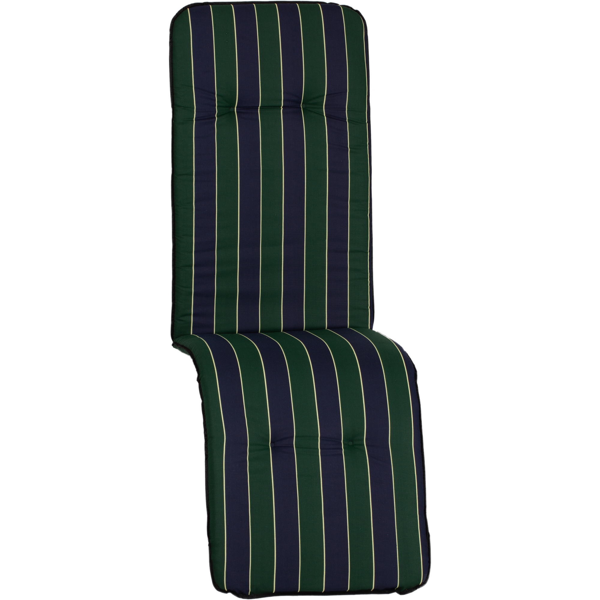Liegestuhl-Auflage 'Bali' grün/blau 47 x 171 x 5 cm
