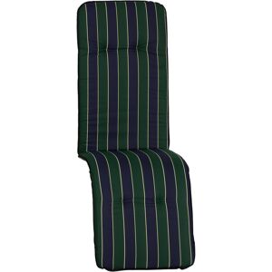 Liegestuhl-Auflage 'Eagle' grün/blau 47 x 171 x 5 cm