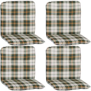 Niedriglehner-Auflagen-Set 'Bali' grün 47 x 96 x 5 cm 4 Stück