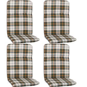 Hochlehner-Auflagen-Set 'Bali' grün 47 x 114 x 5 cm 4 Stück
