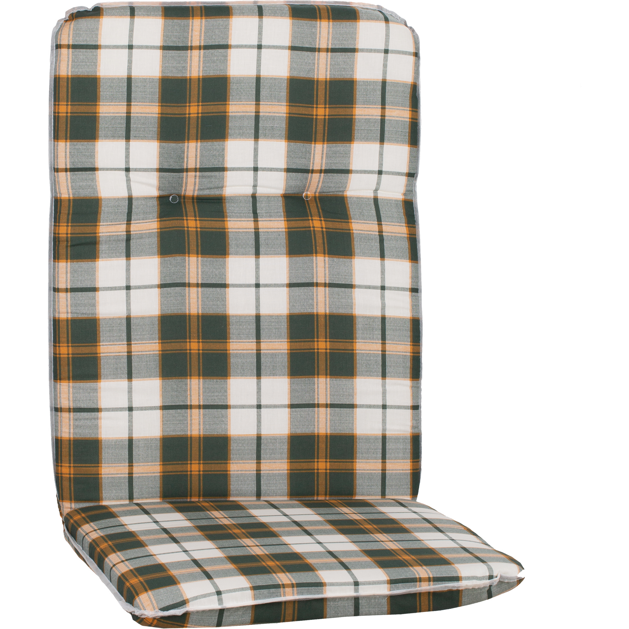 Hochlehner-Auflagen-Set 'Bali' grün 47 x 114 x 5 cm 6 Stück