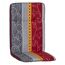 Hochlehner-Auflagenset 'Elmira' bordeaux/grau 47 x 114 x 5 cm 4 Stück